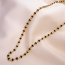 Authentic 22K Gold Karungali Mala – Certified Black Ebony Beads