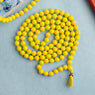 Hakik Jap Mala (Yellow) – A Confidence-Boosting and Prosperity-Enhancing Meditation Mala. India’s Premium Hakik Jap Mala Store - www.japay.in