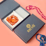 Premium Hakik Jap Mala with Orange Carnelian Beads – A Spiritual Meditation Mala for Confidence, Creativity, and Energy Boost. India’s Premium Hakik Jap Mala Store - www.japay.in