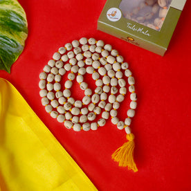 100% Original Tulsi Jap Mala with 108 natural beads of 7-8mm size, ideal for Japa, meditation, and spiritual practices. India’s Premium Jap Mala Store- www.japay.in
