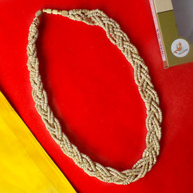 100% Original Tulsi Multi-Layer Twisted Kanti Mala made from sacred Tulsi beads, designed for spiritual protection and traditional wear. India’s Premium Jap Mala Store- www.japay.in
