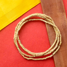 100% Pure Tulsi Bead Mala with natural, round Tulsi wood beads, perfect for mantra chanting, meditation, and daily spiritual use. India’s Premium Jap Mala Store- www.japay.in
