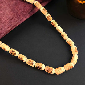 100% Pure Tulsi Wooden Mala with Shri Ram Engraved Wooden Locket for Japa and Devotion. India’s Largest Brass Idols Brand - www.Japay.in