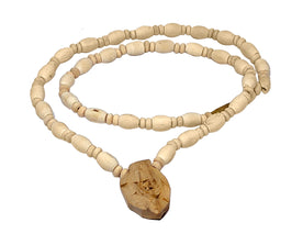 100% Pure Tulsi Kanthi  Mala with Radha Pendant