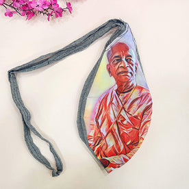 A.C. Bhaktivedanta Swami Prabhupada 100% Cotton Digital Printed Assorted Jaap Mala Bag