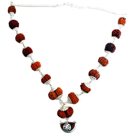 Certified 1 to 14 Mukhi Nepali Rudraksha Mala with Silver Capping. India’s Premium Rudraksha Jap Mala Store- www.Japay.in