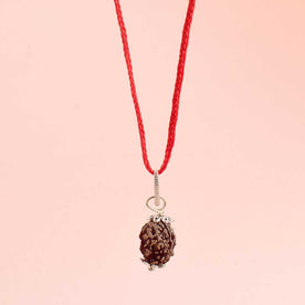 Certified 3 Mukhi Rudraksha Pendant