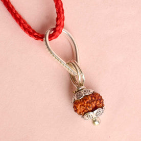 Certified 12 Mukhi Rudraksha Pendant with metal capping for confidence and energy. India’s Premium Rudraksha Jap Mala Store- Japay.in