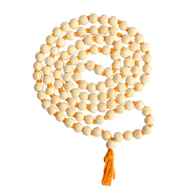 Handcrafted Wooden White Jap Mala