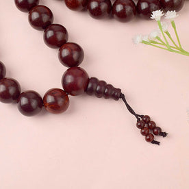 Original 18 mm (108+1 Beads) Red Chandan Mala