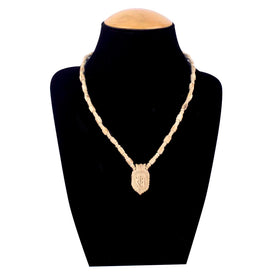 100% Original Charming Tulsi  Kanthi Mala With Radha Krishna Locket