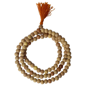 Regular White Sandalwood/Chandan Scented Jap Mala