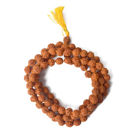 Rudraksha Mala – Original Brown Beads for Spiritual Healing