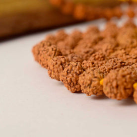 Rudraksha Mala – Natural Brown Beads for Meditation & Healing