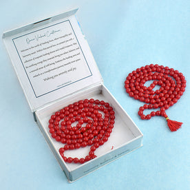 Hakik Jap Mala (Red) coral