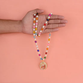 Guruji Neck Mala for Spiritual Bliss and Guidance is a sacred accessory designed to deepen meditation and spiritual practices. Crafted with devotion, it enhances focus, uplifts energy, and brings divine blessings – India’s Premium Jap Mala Store – www.japay.in