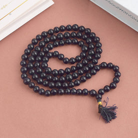 Hakik Jap Mala (Black) – A Protective & Grounding Mala for Strength, Confidence, and Spiritual Energy. India’s Premium Hakik Jap Mala Store - www.japay.in
