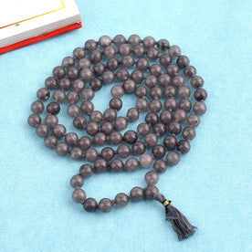 Hakik Jap Mala (Grey) – A Powerful Spiritual Mala for Stability, Protection, and Inner Peace. India’s Premium Hakik Jap Mala Store - www.japay.in
