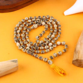 100% Pure Tulsi  Kanthi Jap Mala – 108 Beads, 6mm Sacred Beads for Vishnu and Krishna Jaap