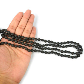 Lava Crystal Mala for Reiki Healing 6 MM