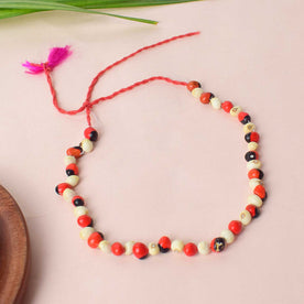 Original Chirmi Mala with Red Gunja Ratti Beads is a sacred rosary used in Hindu rituals and spiritual practices, believed to attract blessings, prosperity, and protection – India’s Premium Jap Mala Store – www.japay.in