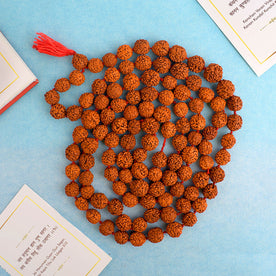 Panchmukhi Rudraksha Jaap Mala with 10mm beads, made from sacred Rudraksha seeds. The mala is used for mantra chanting, meditation, and spiritual practices, offering protection, healing, and divine blessings. India’s Premium Jap Mala Store- www.japay.in