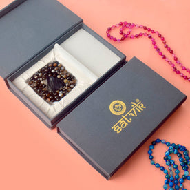 Premium Hakik Jap Mala with Brown & Black Hakik Beads – A Spiritual Meditation Mala for Protection, Strength, and Grounding Energy.
India’s Premium Hakik Jap Mala Store - www.japay.in

